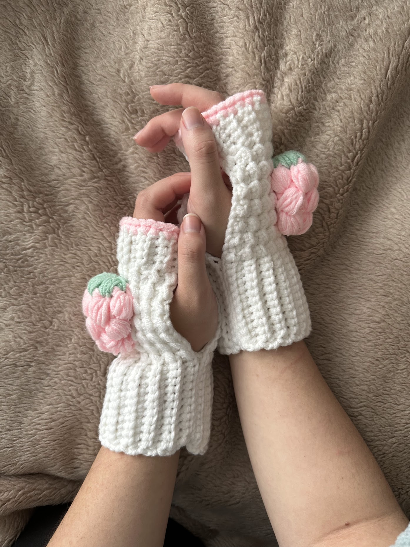 Crochet hand warmers