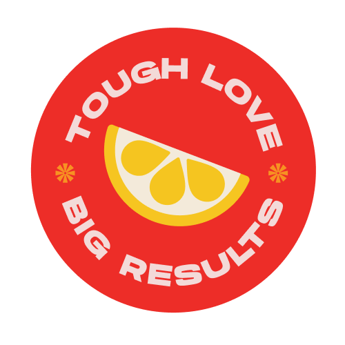Tough love sticker